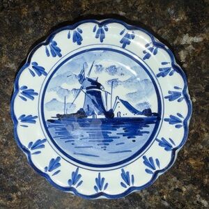Cute little 4.5" Delft Plate /Dish